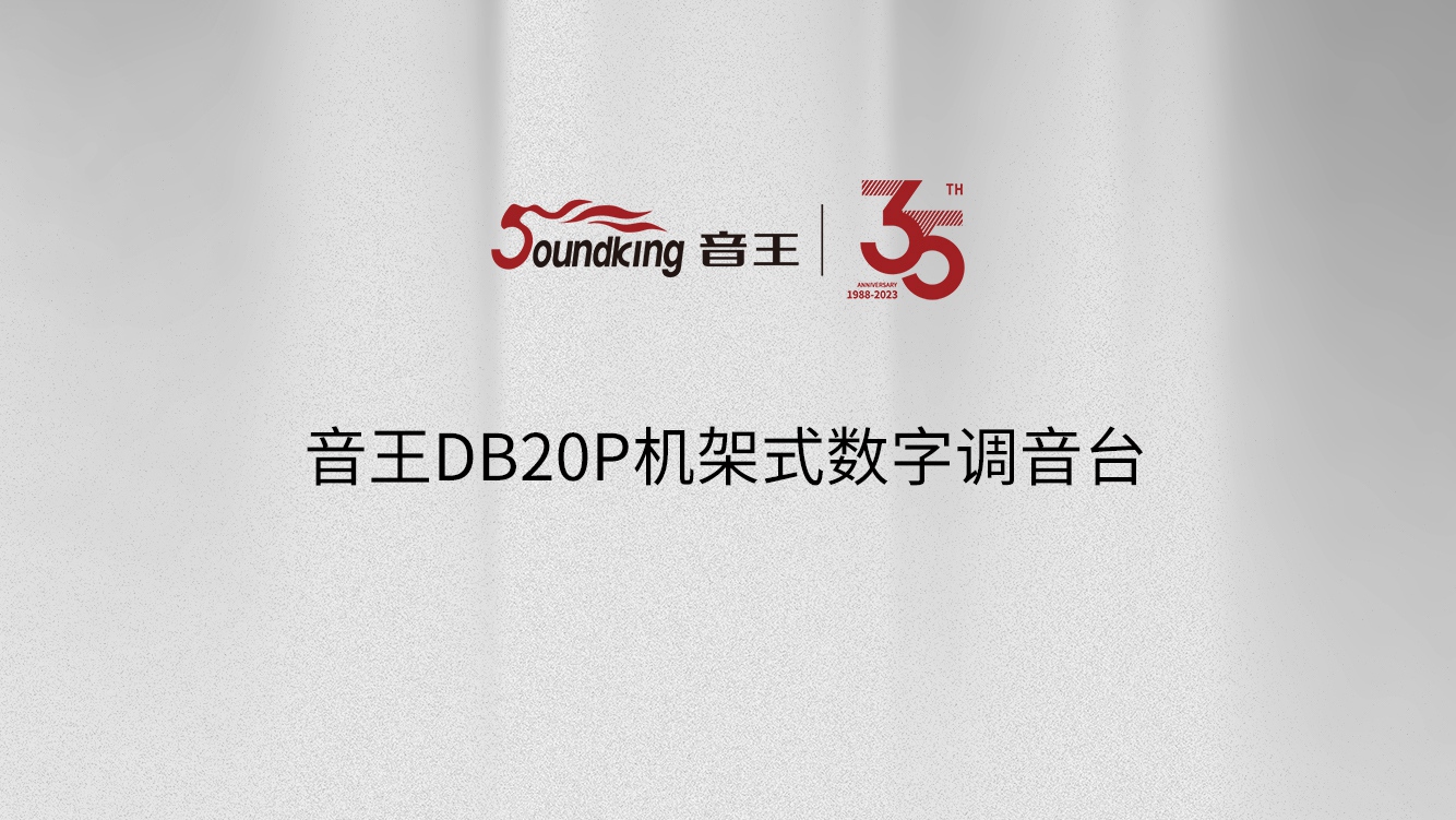 音王DB20P機(jī)架式數(shù)字調(diào)音臺